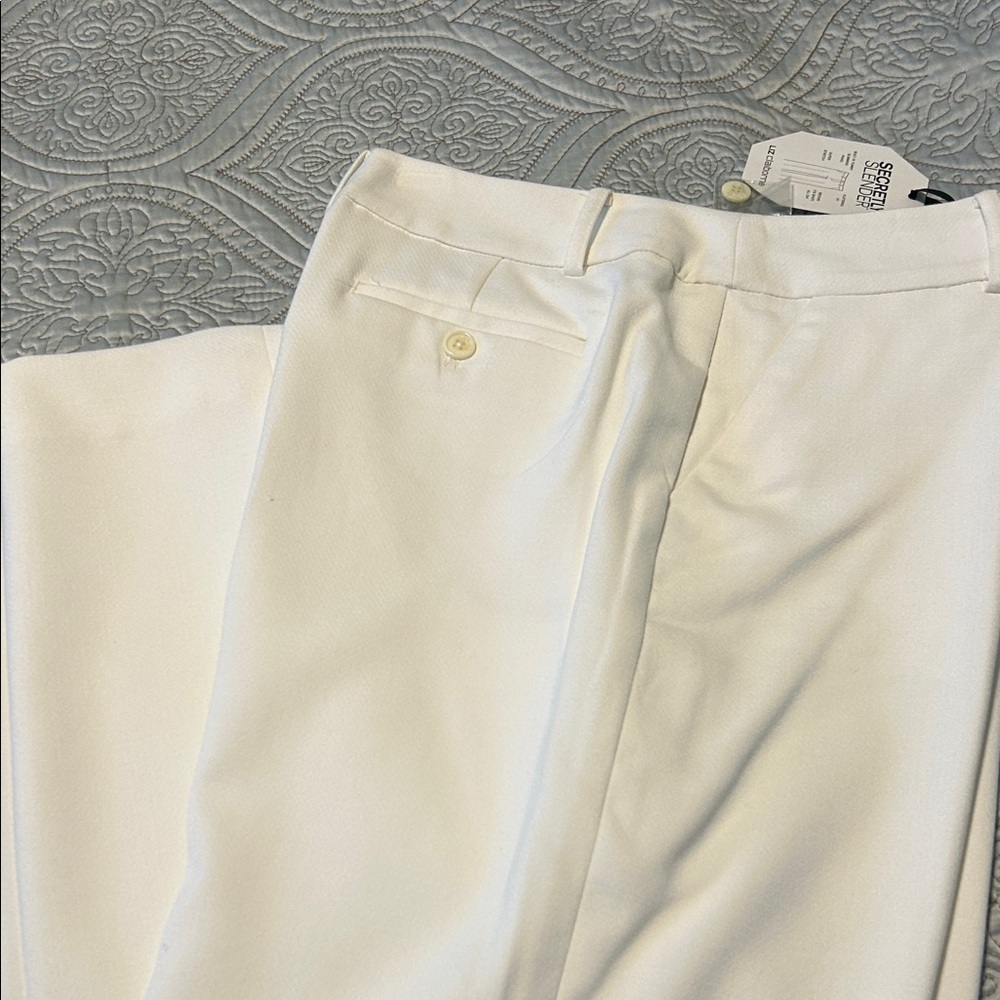 Liz Claiborne Cream Trousers - Picture 7 of 7